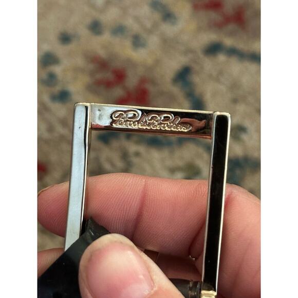 Brooks Brothers Brown Leather Buckle Closure Belt Size 40 - Picture 4 of 5